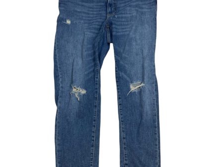 Jeans Boyfriend By Pilcro In Blue Denim, Size: 16 For Discount