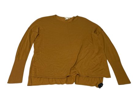 Top Long Sleeve Basic By Old Navy In Yellow, Size: L Online Sale