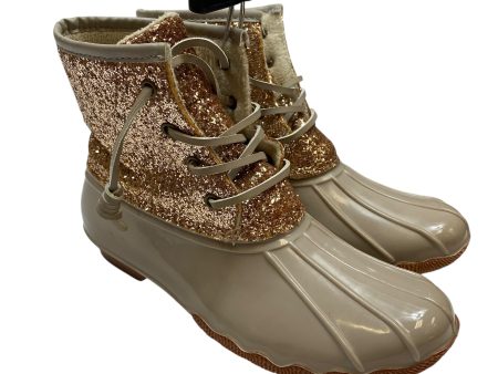 Boots Snow By Ocean Coast In Brown, Size: 7 Sale