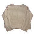 Top Long Sleeve By Levis In Pink & White, Size: M Online Sale