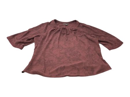 Top Long Sleeve By Olivia & Martin In Purple, Size: 3x on Sale