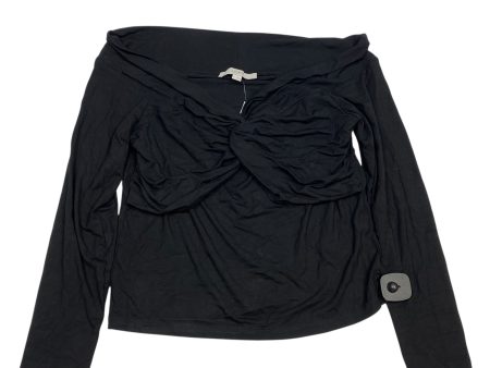 Top Long Sleeve By Loft In Black, Size: L on Sale