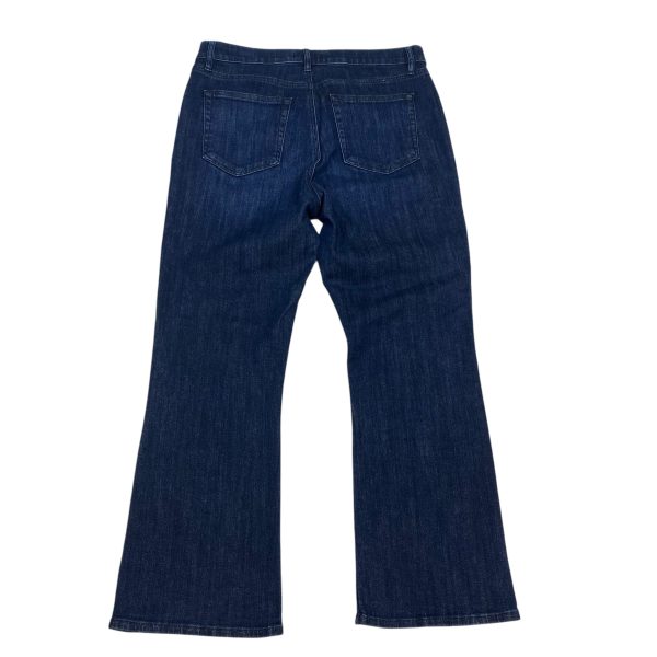 Jeans Cropped By Loft In Blue Denim, Size: 8 Online now