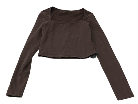 Top Long Sleeve By Shein In Brown, Size: M on Sale