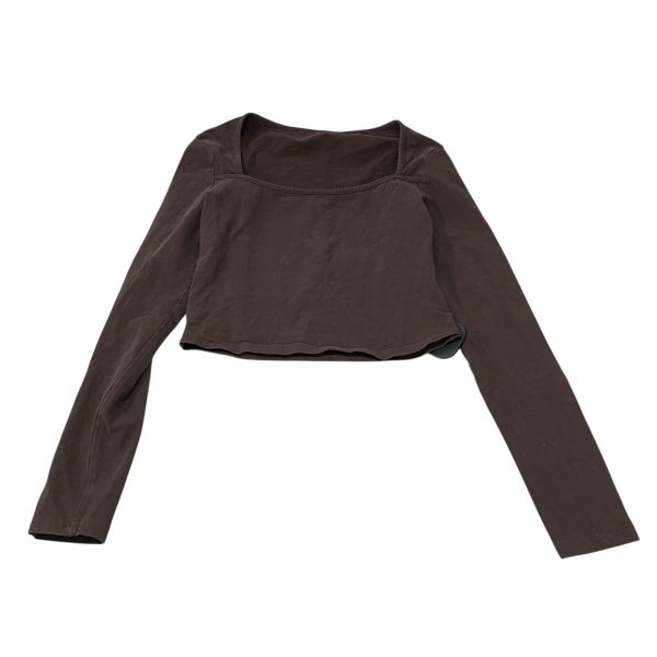 Top Long Sleeve By Shein In Brown, Size: M on Sale