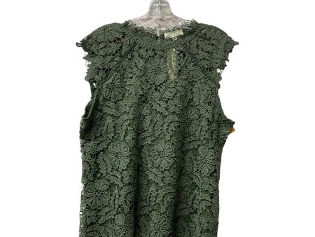 Top Sleeveless By Adiva In Green, Size:L Supply