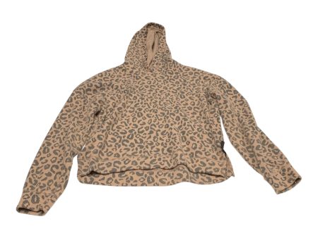 Sweatshirt Hoodie By Abercrombie And Fitch In Animal Print, Size: M For Sale