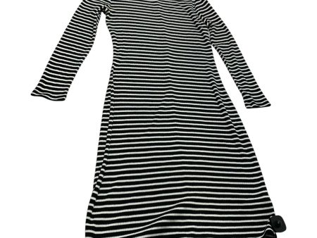 Dress Casual Midi By Old Navy In Black & White, Size: S For Discount