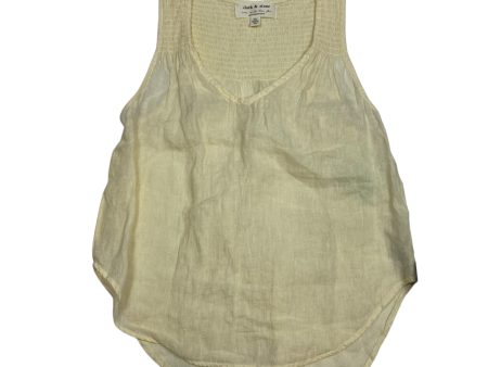 Top Sleeveless By Cloth & Stone In Cream, Size: Xs on Sale