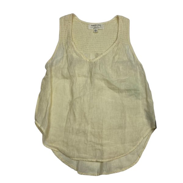 Top Sleeveless By Cloth & Stone In Cream, Size: Xs on Sale