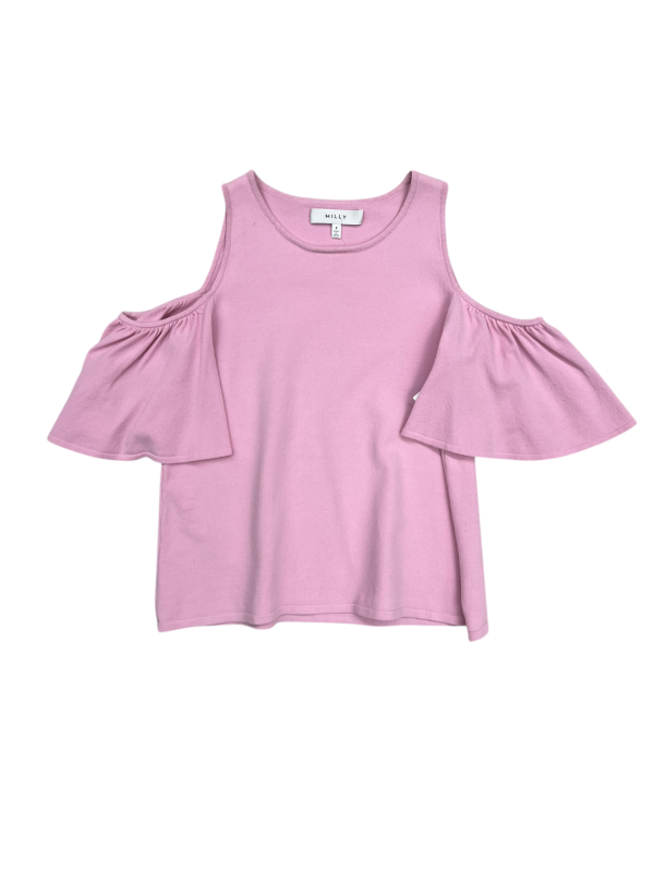 Top Short Sleeve Designer By Milly In Pink, Size: S Online Sale