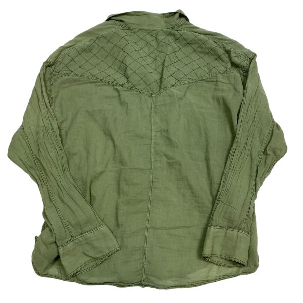 Top Long Sleeve By We The Free In Green, Size: S Online Hot Sale