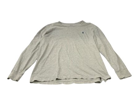 Top Long Sleeve By Polo Ralph Lauren In Brown, Size: L For Sale