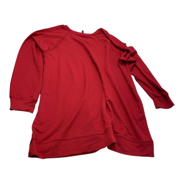 Top Long Sleeve By Torrid In Red, Size: 3x For Sale