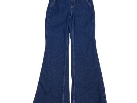 Jeans Flared By Old Navy In Blue Denim, Size: 4 For Cheap