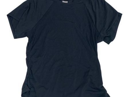 Athletic Top Short Sleeve By Athleta In Black, Size: M Online Sale