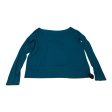 Top Long Sleeve By Athleta In Teal, Size: L Cheap