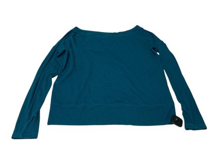 Top Long Sleeve By Athleta In Teal, Size: L Cheap