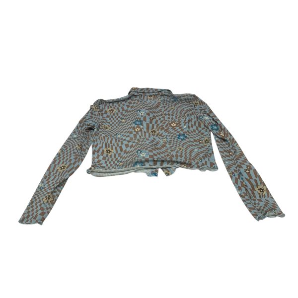 Top Long Sleeve By Generation K In Blue & Brown, Size: S For Sale