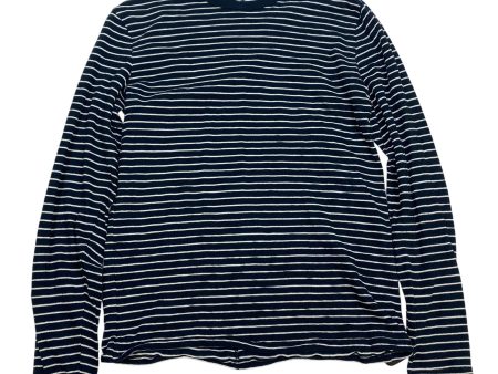 Top Long Sleeve Designer By Rag And Bone In Navy, Size: S For Discount