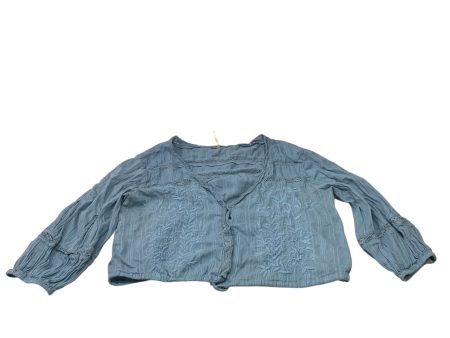 Top Long Sleeve By Free People In Blue, Size: M Online