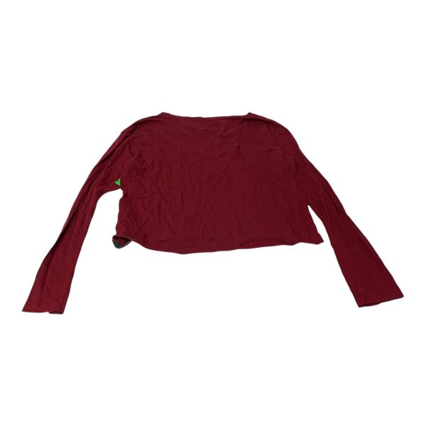 Top Long Sleeve By Pink In Red, Size: Xs Sale