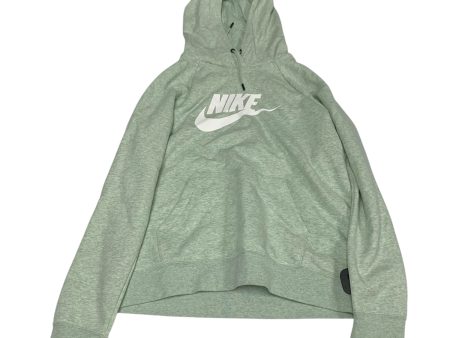 Athletic Sweatshirt Hoodie By Nike Apparel In Green, Size: M For Sale