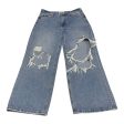 Jeans Wide Leg By Vervet In Blue Denim, Size: 12 Online Hot Sale