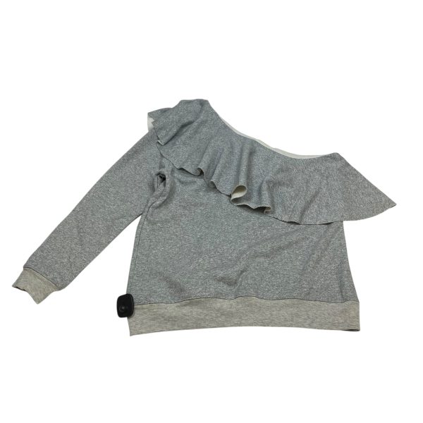 Sweatshirt Crewneck By Vestique In Grey, Size: M Discount