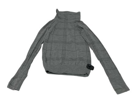 Athletic Top Long Sleeve Collar By Athleta In Grey, Size: S Online