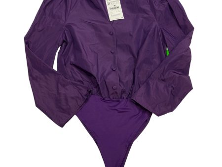 Bodysuit By Zara In Purple, Size: M Sale