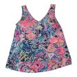 Top Sleeveless Designer By Lilly Pulitzer In Blue & Pink, Size: S Online Hot Sale