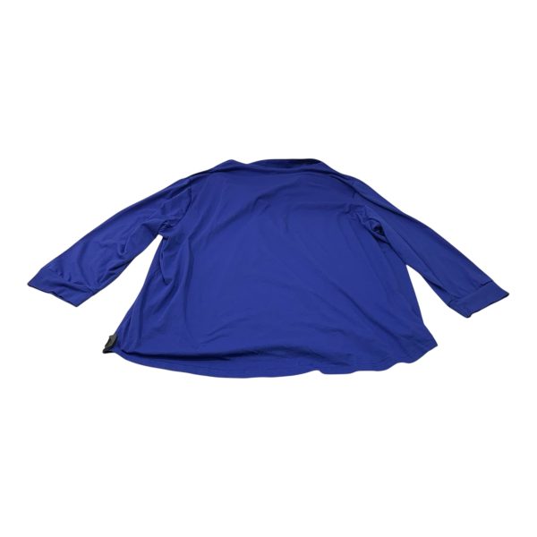 Top Long Sleeve By New Choice In Blue, Size: 3x Online now