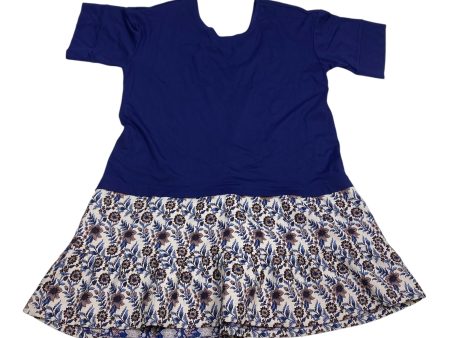 Dress Casual Midi By Anthropologie In Blue, Size: Xl Supply