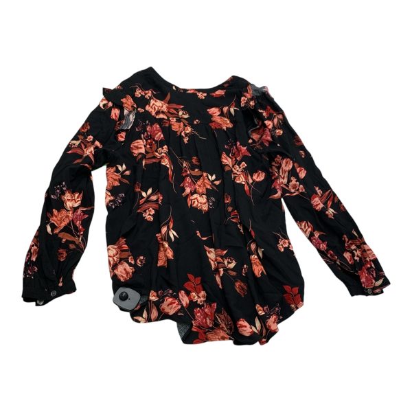 Top Long Sleeve By Torrid In Black & Red, Size: 3x For Discount