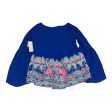 Top Long Sleeve Designer By Lilly Pulitzer In Blue, Size: S Supply