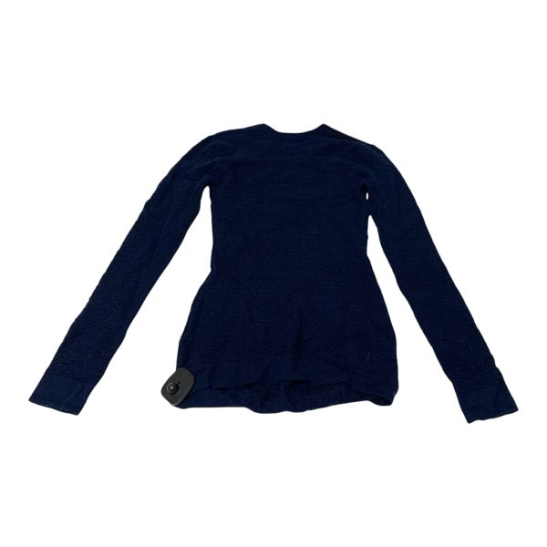 Top Long Sleeve By Ingrid & Isabel In Blue, Size: Xs Fashion