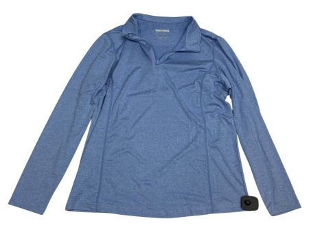 Athletic Top Long Sleeve Collar By Clothes Mentor In Blue, Size: M Online