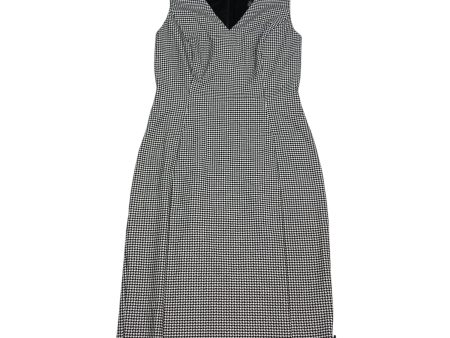 Dress Work By White House Black Market In Black & White, Size: S Cheap