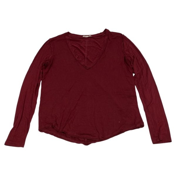 Top Long Sleeve By We The Free In Red, Size: L Discount