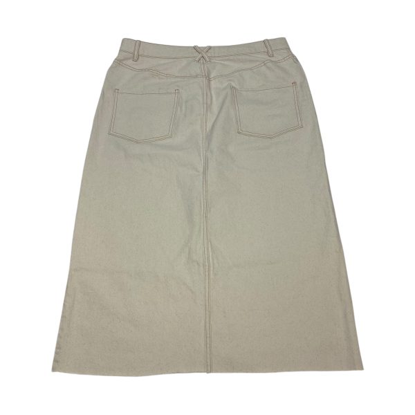 Skirt Midi By Primark In Cream, Size: L Online Sale