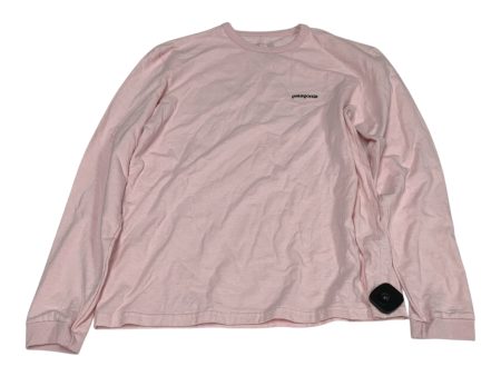 Top Long Sleeve By Patagonia In Pink, Size: M Supply