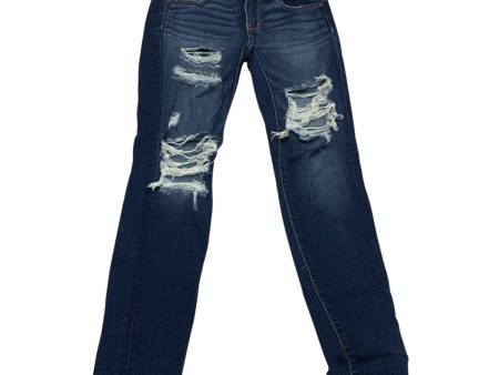 Jeans Boot Cut By American Eagle In Blue Denim, Size: 6 Online