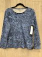 Top Long Sleeve By Talbots In Blue, Size: Lp Online now