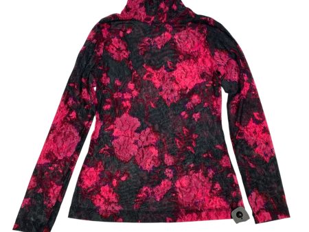 Top Long Sleeve By White House Black Market In Black & Pink, Size: S Fashion