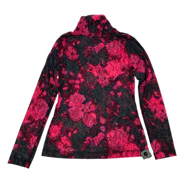 Top Long Sleeve By White House Black Market In Black & Pink, Size: S Fashion