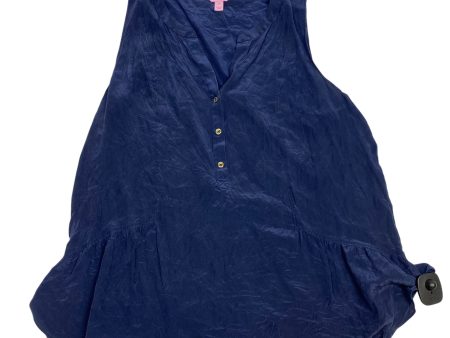 Top Sleeveless Designer By Lilly Pulitzer In Blue, Size: M Online Sale