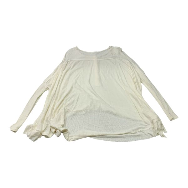 Top Long Sleeve By Free People In Cream, Size: Xs Hot on Sale