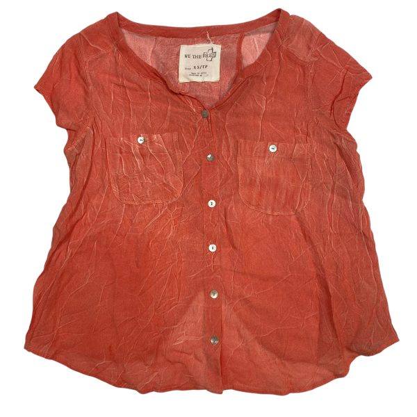 Top Short Sleeve By We The Free In Orange, Size: Xs Online