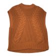 Vest Sweater By A New Day In Brown, Size: L Cheap